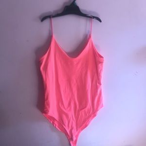 Hot pink bodysuit
